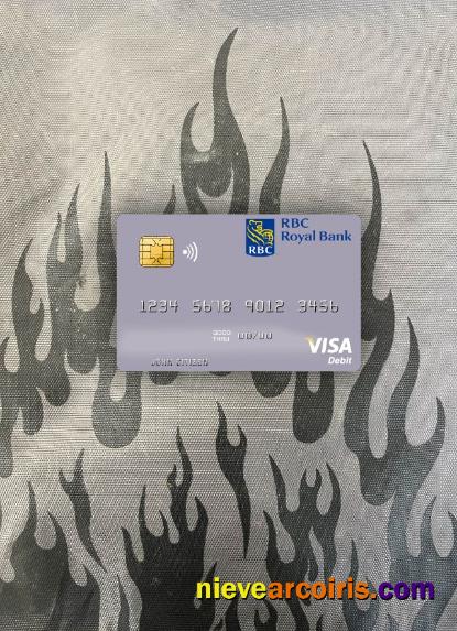 Trinidad and Tobago RBC Royal Bank visa debit card photolook